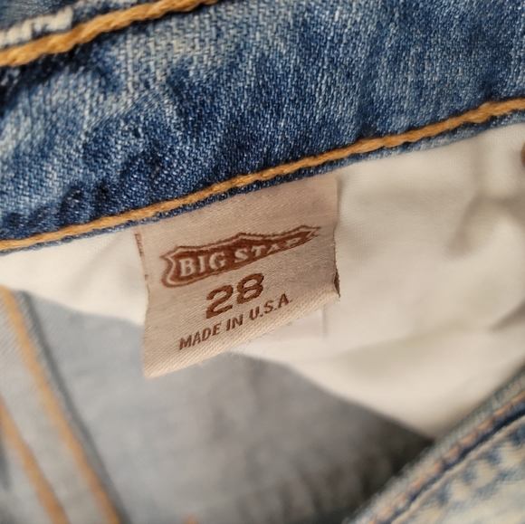 Big Star Casey Crop Jeans Size 28 Made in USA - Picture 7 of 14